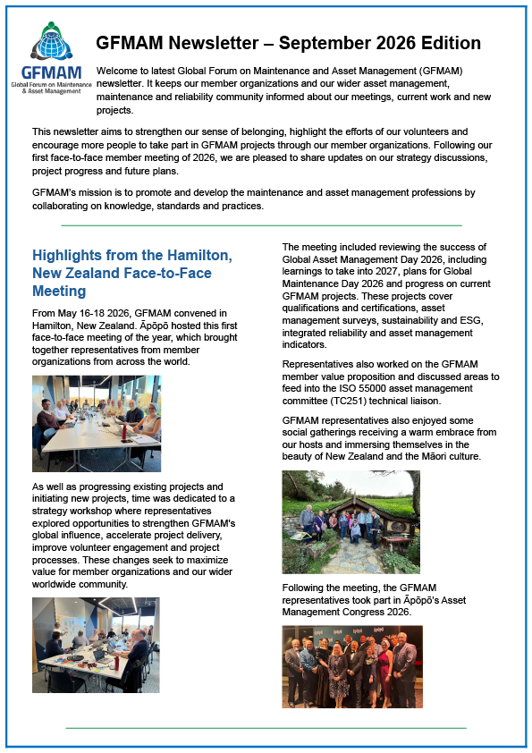 GFMAM Newsletter September 2026 Edition