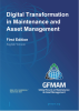 Title page with GFMAM logo on a blue background, Digital Transformation in Maintenance and Asset Management